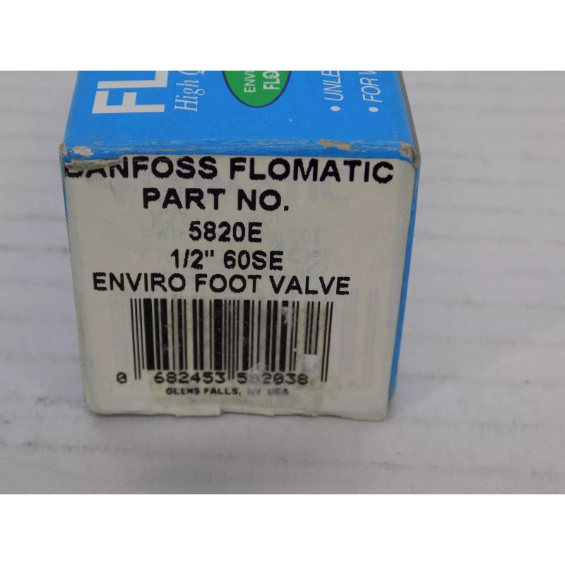 Flomatic NEW!!! Flomatic 5820E 1/2" 60SE Enviro Foot Valve, Polyethylene