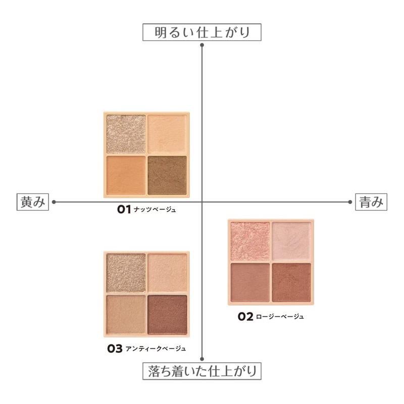 Cezanne Beige Tone Eye Shadow 01 Nut Beige 0.1 oz