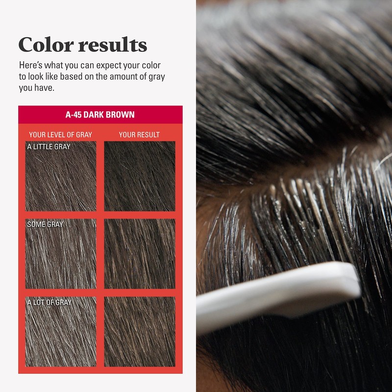 Just For Men Easy Comb-In Color Mens Hair Dye, Easy