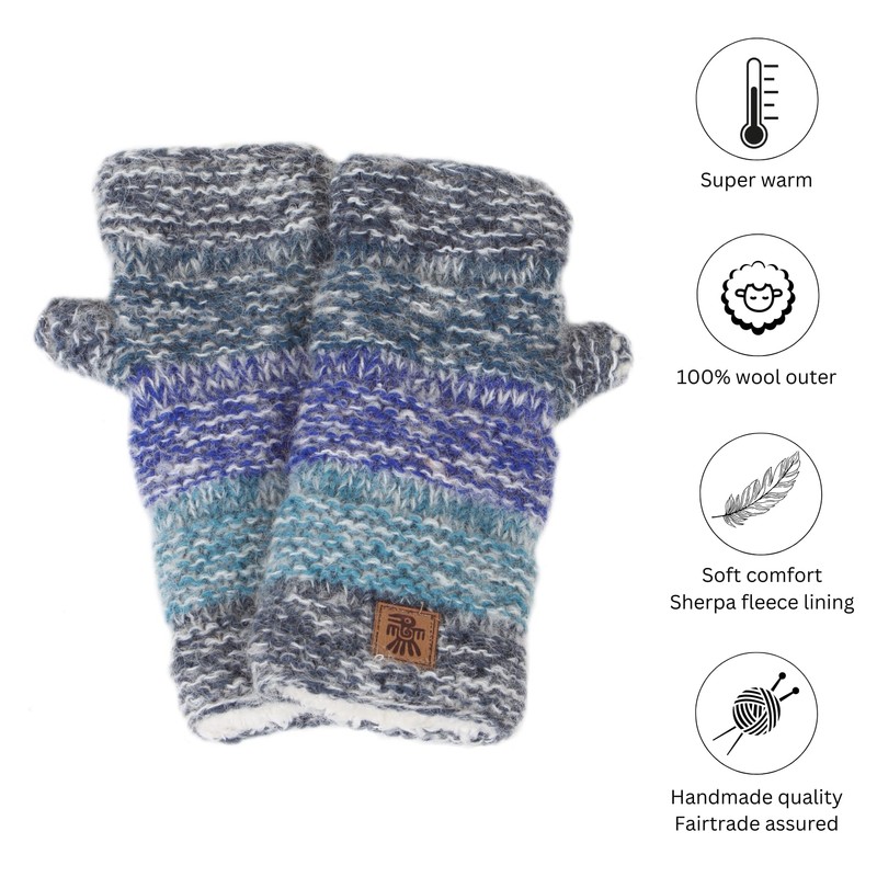 Pachamama Sierra Nevada Wool Hand Warmer, red, Einheitsgröße