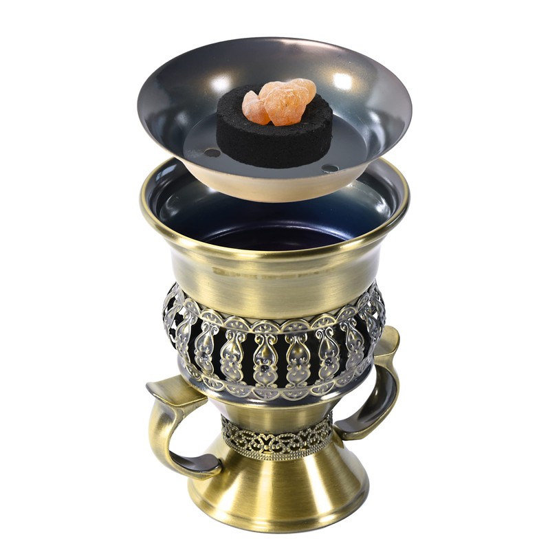 Incense Burner Bakhoor Insence Holder Insencents Resin Burners Frankincense Charcoal