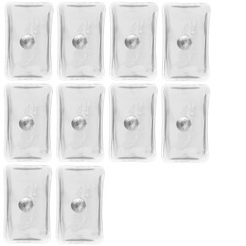 Notrash2003® Pocket Warmer 1/2/4/6 or 10 Pieces Certified Hand Warmer Heat Pads Finger Warmer Gel Pads Thermal Pads in Many Designs Quantities of Notrash2003® (Transparent - Pack of 10)