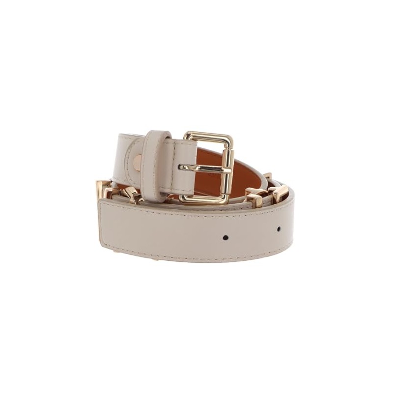 VALENTINO Emma Winter Belt W120 Ecru/Oro - Can be Shortened,