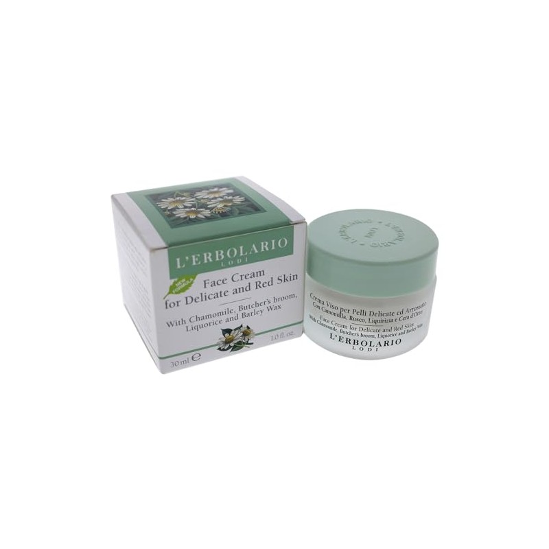 Face Cream for Delicate and Red Skin by LErbolario for
