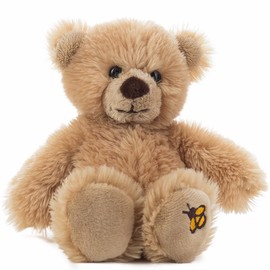 Schaffer Knuddel mich! 5660 Honey Plush Toy Teddy, Brown, 18 cm