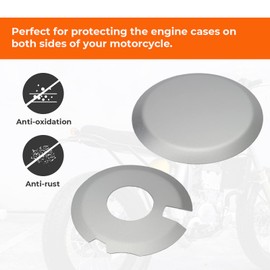 Ignition Clutch Case Covers Guards Kit for Suzuki DRZ400 DR-Z400S DRZ400SM Kawasaki KLX400 Silver