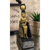 Classical Egyptian Golden Goddess Iset Isis Ra Nursing Horus Baby