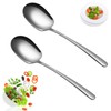 Set of 2 Serving Spoons, Large Spoons, Stainless Steel Spoons,