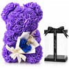 Rose Teddy Bear for Romantic Gifts – Artificial Rose Bouquet