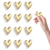 Ruzister 12 Pcs Fridge Magnets Gold Magnets for Fridge 2cm