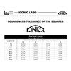 KINEX Lock Angle (150 x 100 mm) - L-shaped Ruler