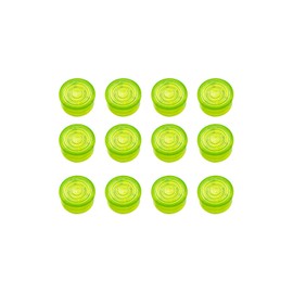 DIAO79NI 12Pcs Guitar Effect Footswitch Topper,Foot Nail Cap Pedal Topper Compatible with Protection Cap Make Effect Footboard More Efficient Anti-Slip Surface, Light Green