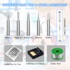 Soldering Iron Kit, 60W 110V Soldering Irons, Adjustable Temperature Soldering