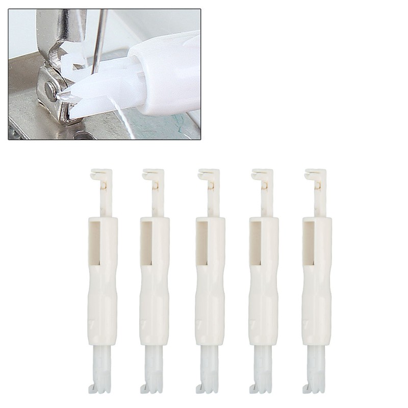 5 Pcs Needle Threaders Household Sewing Machine Automatic Threader Needle