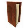 NELUHA Notebook A5 Blank Refillable Teak Leaves Vegan Sustainable Leather