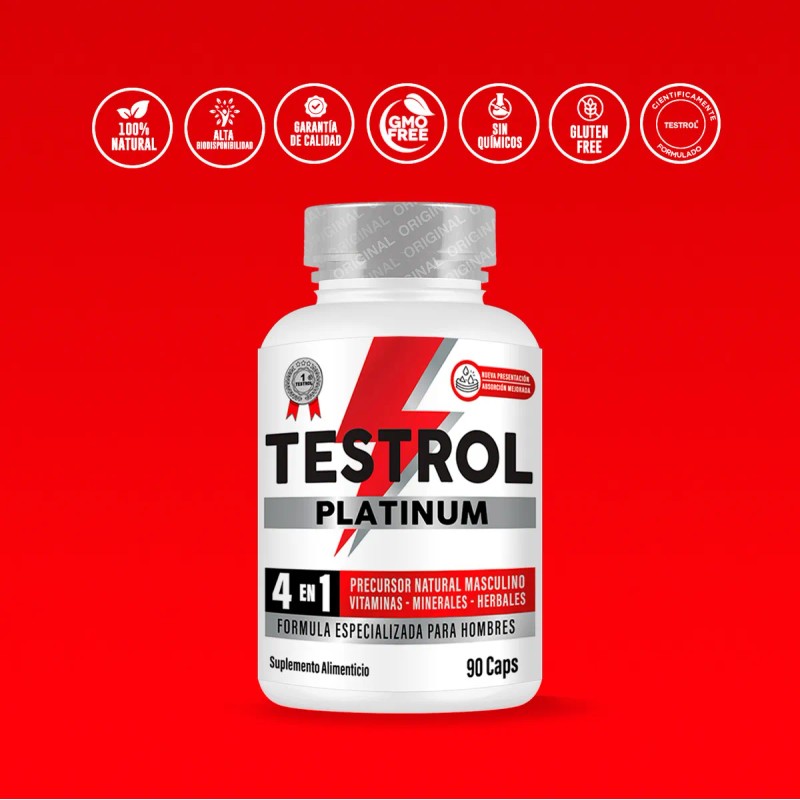 Suplemento En Cpsula Testrol Platinum Hmb , Zma De Testrol