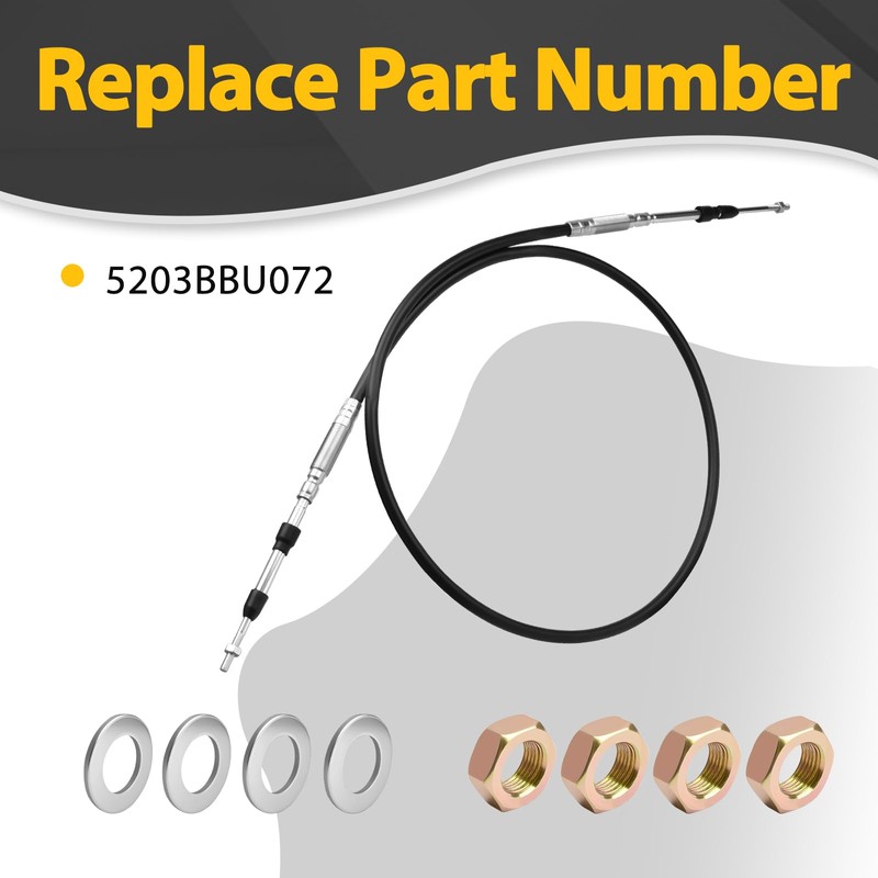 72" Universal Control Cable - Fits for 5200 Series Products,