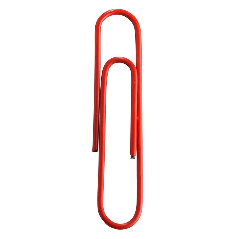 JAM PAPER Colorful Jumbo Paper Clips - Large 2 Inch