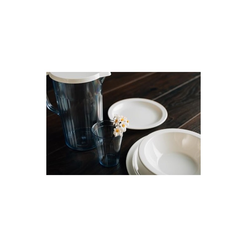 Harfield 1.1 Litre (2 Pint) Antibacterial Jug with White Lid