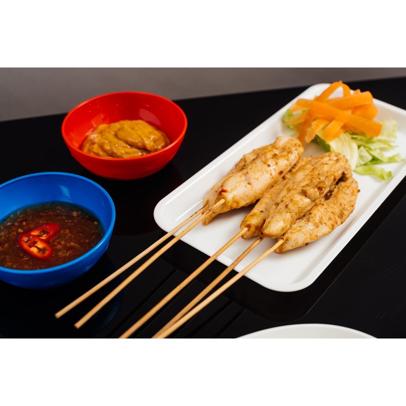 Harfield Individual Serving Platter White (Pack of 2) Polycarbonate Plastic