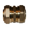 1" PEXworx Pex-Al-Pex Compression Coupling Brass Fitting