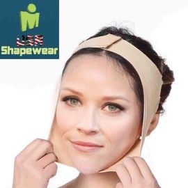 Facial Compression & Chin Support Continual Chin Support and Pressure - Large Beige