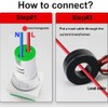 Gebildet AC 50-500V 0-100A 0-99Hz 22mm AC Current Voltage Tester