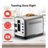 Gourmia GDT2650 Digital Multi-Function Stainless Steel Toaster
