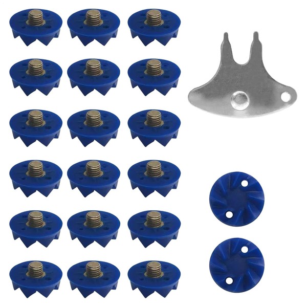 Replacement Shoe Spikes,Blue Shoe Cleat Set - Studs Non Slip