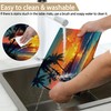 Sea Sunset Linen Placemats Set of 6, Decorative Table Mats