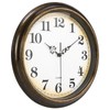 Yoiolclc Wall Clock Battery Operated Silent Non-Ticking Vintage Wall Clocks