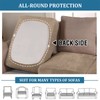 BXFUL Sofa Seat Cushion Covers, Sofa Cushion Slipcovers Stretch Velvet,