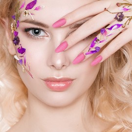 Maitys 16 Sheets Glitter Nail Wraps Polish Strips Self Adhesive Shine Solid Color Fingernail Full Wrap Stickers with 2 Pieces Nail File for Women DIY Manicure Tips(Cute Color)