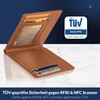 LOGAN & BARNES Slim Men's Wallet with TÜV Tested RFID