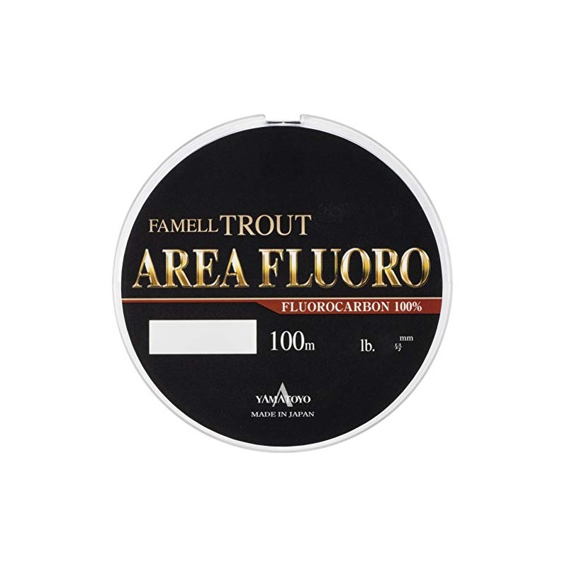 YAMATOYO Fluorocarbon Line, Famel Trout Area Fluoro, 100 m, No.