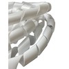 On1shelf® Cable Tidy Spiral Wrap, White- 19mm (5m)