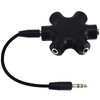 onelinkmore onelinkmore Headphone Splitter, 5-Jack 3.5 mm Audio Headphone Splitter