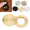 HOJLKLD Peephole Cover, Solid Brass Privacy Door Viewer Cover with