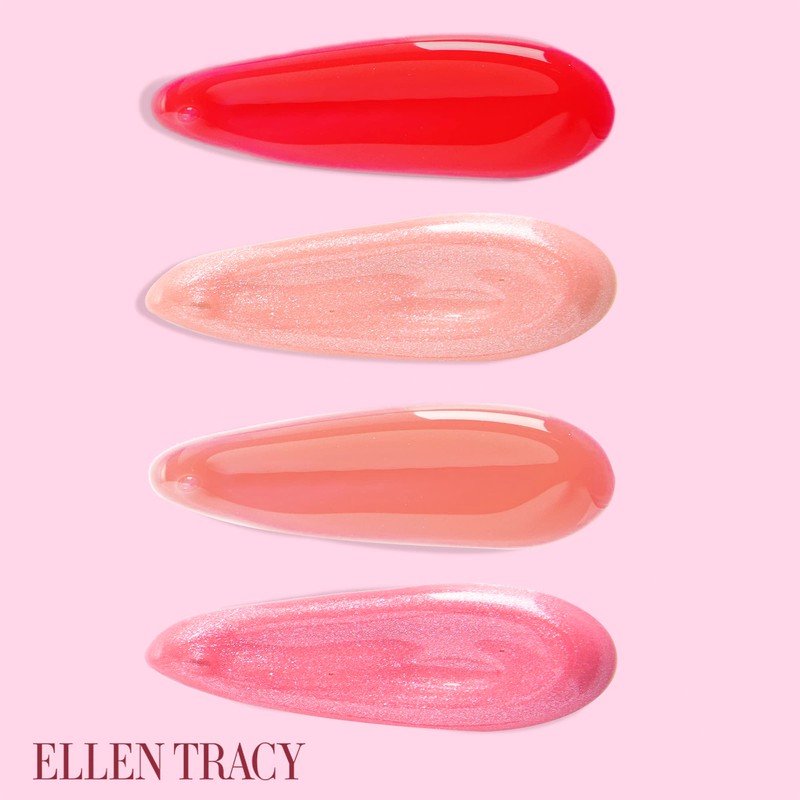 Enchante Ellen Tracy Lip Gloss Collection, Shimmery Lip Glosses for