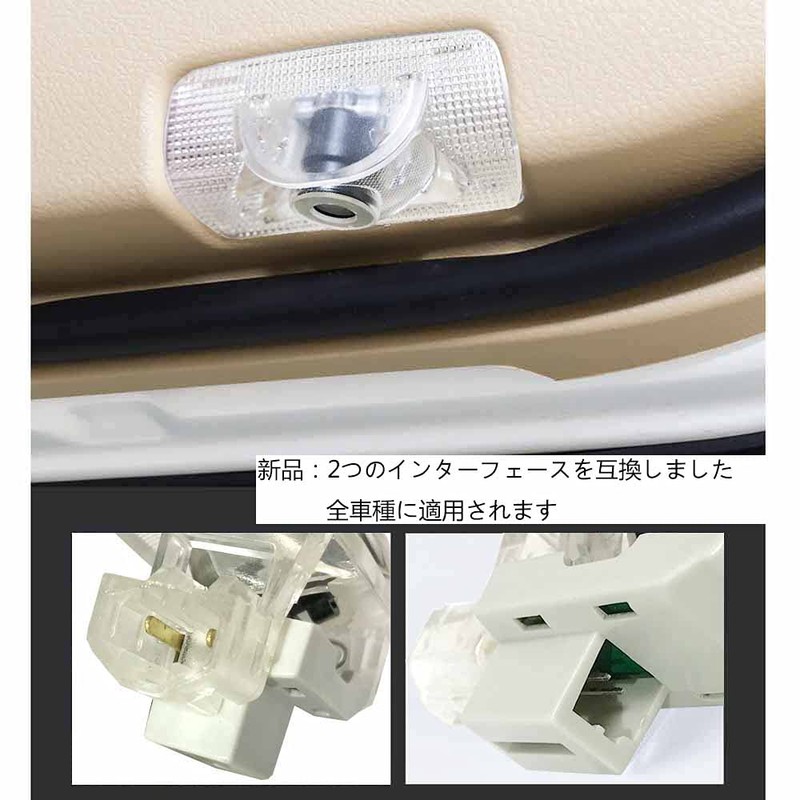 Minile Car Courtesy Light, Door Welcome Light, LED Logo Projection,