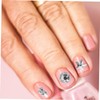 WOONEKY Flat Bottom Nail Charms Nail Decorations for Manicure Art
