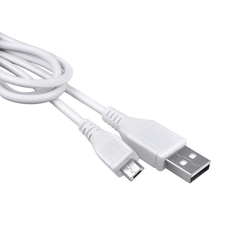 PK Power 5ft White Micro USB Data PC/Charging Cable Cord
