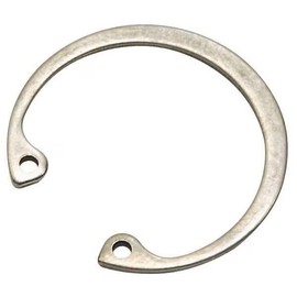 Internal Retaining Ring, Stainless Steel, Plain Finish, 1 11/16 in Bore Dia., Mfr: HO-168SS-A
