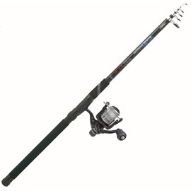 Jenzi Telescope Fishing Rod with reel and line pike rod