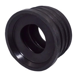 SKIR'CO Black 50 x 32 mm Rubber Sleeve for Drain Pipe, Pipe Rubber Connector, Pipe Adaptor, Rubber Reducer