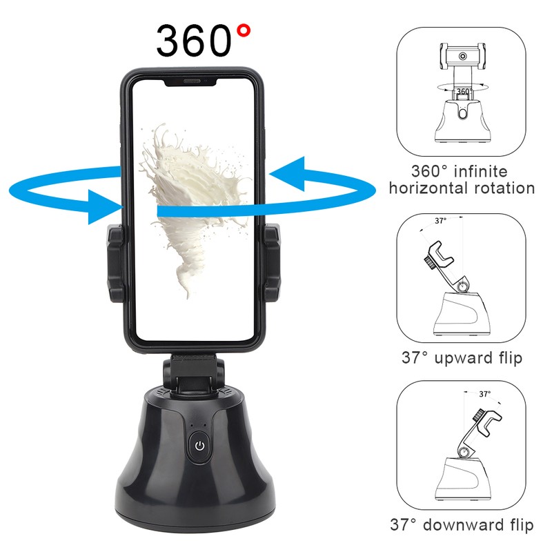 ABS Portable Outdoor 360 Panoramic Automatic Identification Face Following Shooting