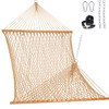 Lazy Daze Hammocks Double Rope Hammock, 2 Person Traditional Outdoor