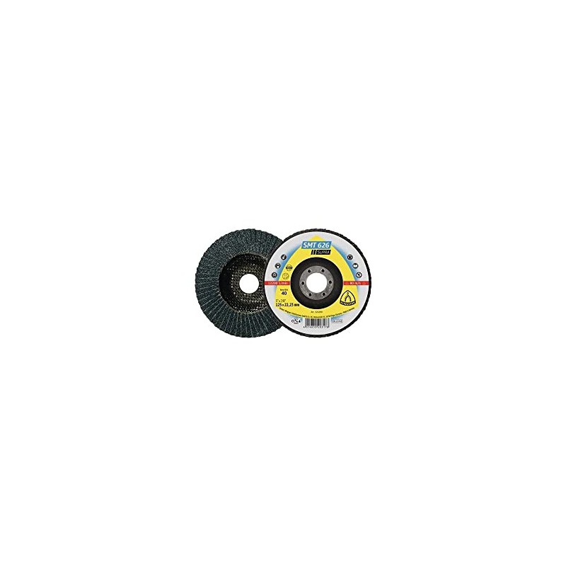 Lamellenschleifscheibe SMT 626 115x22,23mm K.120 INOX, 10 Stück