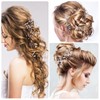 Nljihkure Wedding Hair Bridal Hair Accessories Pieces for Brides Hair
