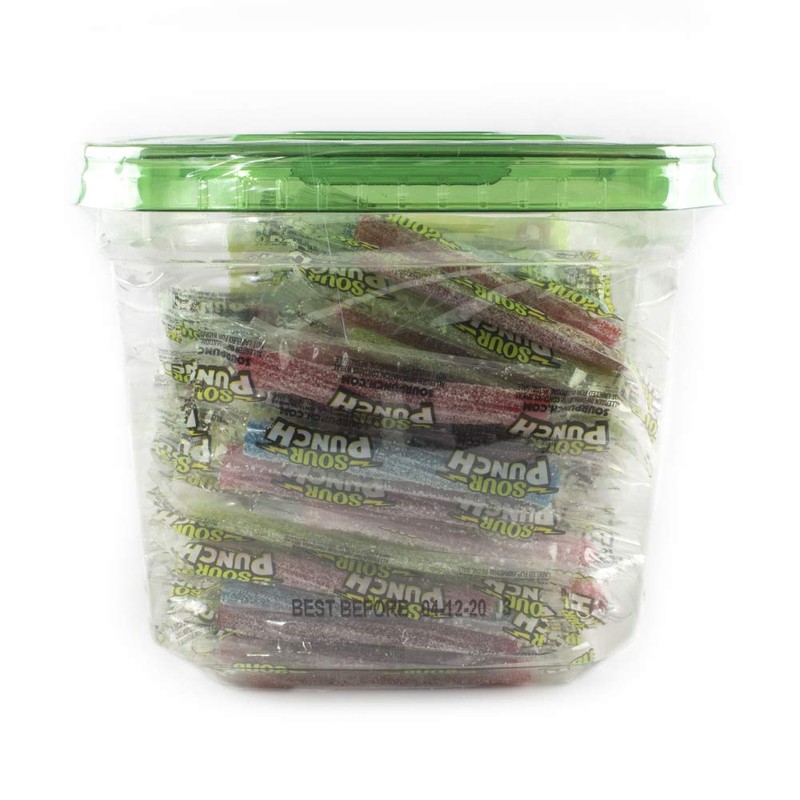 Sour Punch Sour Punch Twists, 3" Individually Wrapped Chewy Candy,